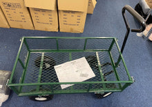 Load image into Gallery viewer, Heavy Duty Metal Green Garden Cart Utility Trolley