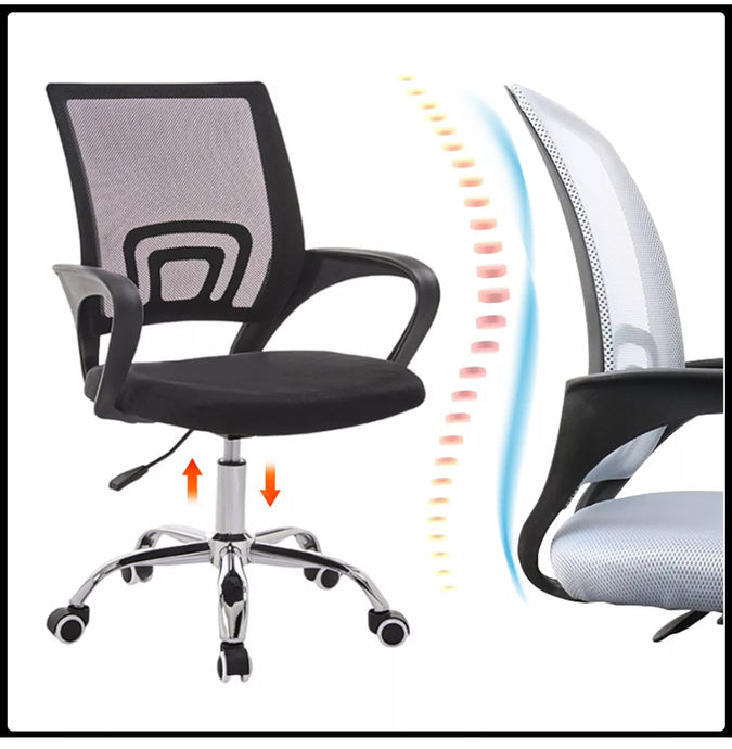360° Swivel Adjustable Mesh Office Chair Executive Computer Chair