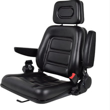 Load image into Gallery viewer, Universal Tractor / Forklift Seat with Safety Belt &amp; Armrest