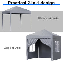 Load image into Gallery viewer, 2x2m Metre Pop Up Marquee Gazebo with 4 Side Panels Waterproof