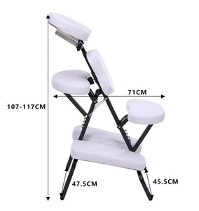 Beauty Salon Massage Chair Adjustable Portable Foldable