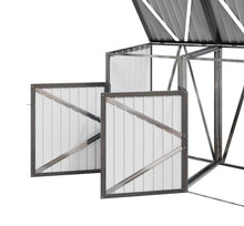 Load image into Gallery viewer, Metal Wheelie Bin Shelter Shed Storage for 1, 2, 3 or 4 Bins