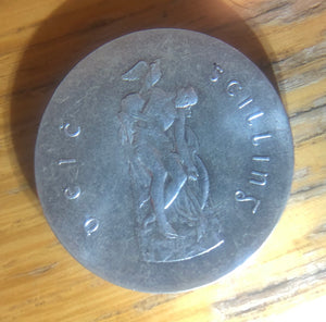 Genuine 1966 Irish Ten Shilling Pearse Easter Rising 1916 Commemorative Coin