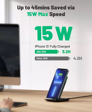 Load image into Gallery viewer, Wireless Charger, 15W Fast Wireless Charging Stand Qi Certified