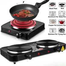 Load image into Gallery viewer, 1000W Electric Hotplate Portable Single / Double Hot Plate