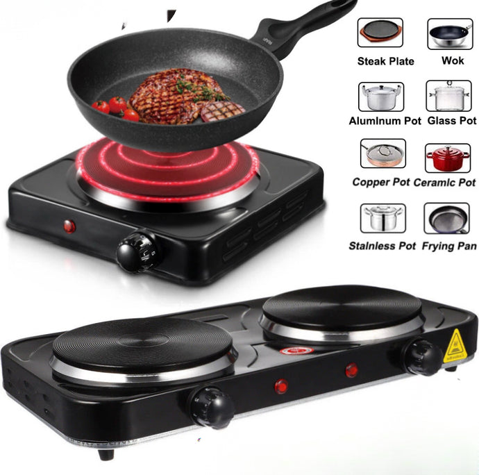1000W Electric Hotplate Portable Single / Double Hot Plate