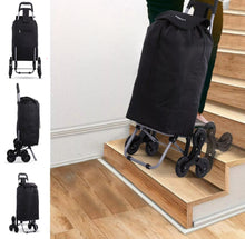 Load image into Gallery viewer, Portable Stair Climbing Shopping Trolley