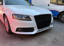 Load image into Gallery viewer, For Audi A4 B8 RS4 Style Gloss Black Honeycomb Mesh Bumper Centre Grille 2013-15 Facelift