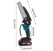 Load image into Gallery viewer, Cordless Mini Chainsaw Wood Cutter Saw