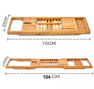 Bamboo Bath Caddy Tray Bamboo Tidy Caddy