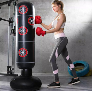 Free Standing Boxing Punch Bag Kick Adults Kids Kickboxing