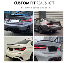 Load image into Gallery viewer, Rear Boot Lip Spoiler M4 V Style Gloss black For BMW 3 Series M Sport G20 2018+