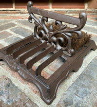 Load image into Gallery viewer, Vintage Style Cast Iron Ornate Boot Scraper And Brush