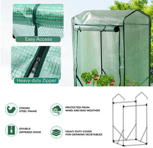 Mini Greenhouse Tomato Plant Grow Gable Top