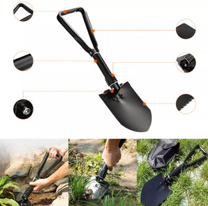 Heavy Duty Compact Folding Spade Shovel for Garden, Camping etc