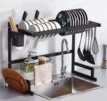 Load image into Gallery viewer, Over Sink Kitchen Shelf Organiser Dish Drainer Drying Rack