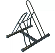 Load image into Gallery viewer, Double Bike Floor Parking Stand Bicycle Storage Rack