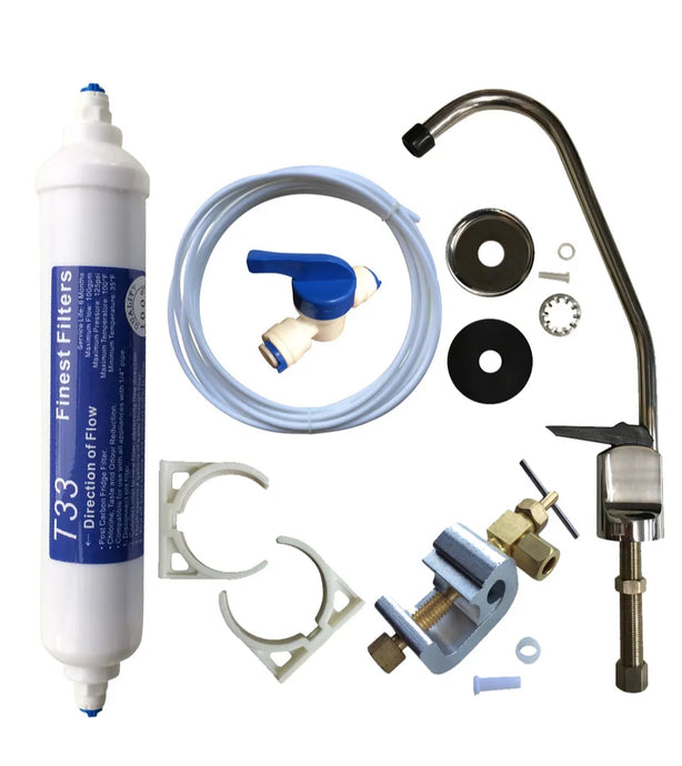 Undersink Water Filter Kit with Tap • Full System for Quality Drinking Water