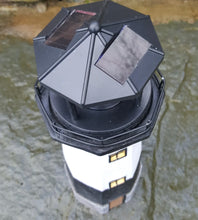 Load image into Gallery viewer, Solar Powerwd Lighthouse Rotating LED Garden Light House Ornament