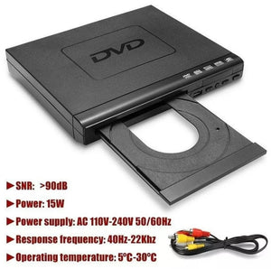 DVD Player Compact Multi Region HDCD CD VCD Music USB With Remote Control