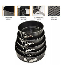 Load image into Gallery viewer, Set of 5 Round Cake Tins Baking Set Non-Stick