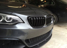Load image into Gallery viewer, 2 x Black Gloss Kidney Grills Grilles For BMW 2 Series Coupe F22 F23 2014-2018