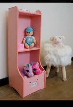 Load image into Gallery viewer, New Kids Storage Unit Toy Box Book Shelf Novelty Nursery Kids Bedroom