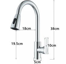 Load image into Gallery viewer, Kitchen Sink Tap Mixer Pull Out Spray Head Single Lever Mono