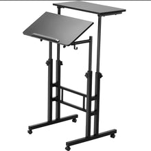 Load image into Gallery viewer, Standing / Sitting Desk Height Adjustable Workstation