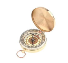Load image into Gallery viewer, Vintage Style Brass Pocket Compass