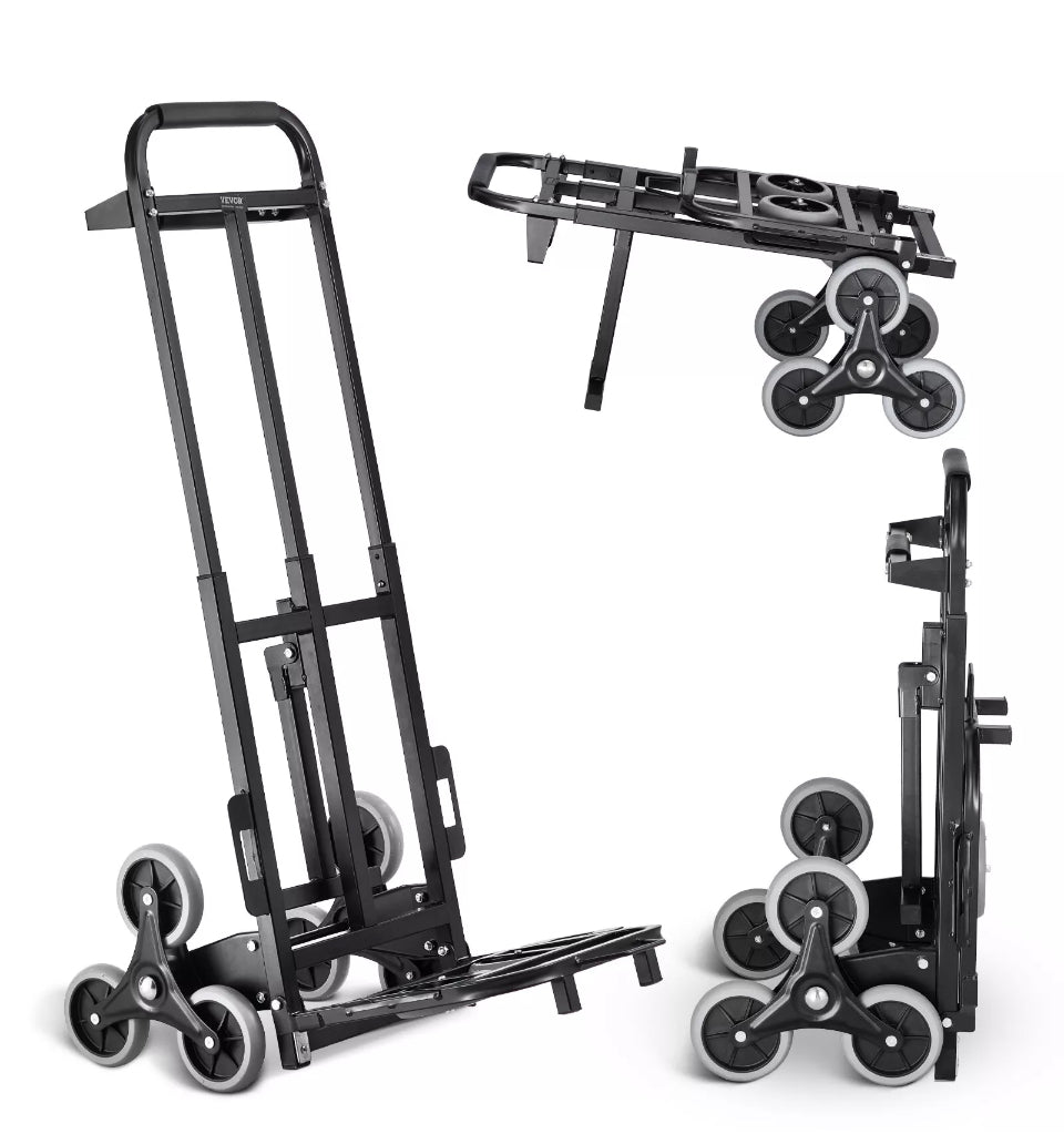 Stair Climbing Cart Heavy Duty Folding Hand Cart Trolley