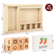 Load image into Gallery viewer, Wooden Spelling Game, Learning for Children 3+ Educational Toy