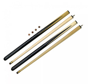 NEW! 2x Kids Small 36" Pool / Snooker Cues with Spare Tips