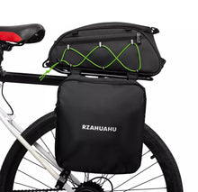 Load image into Gallery viewer, 3 In 1 Bike Pannier Bag Bicycle Rear Rack Bag Seat Carrier Set Waterproof