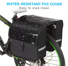 Load image into Gallery viewer, 28L Waterproof Bike Rear Rack Bag Bicycle Double Pannier Bag