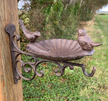 Load image into Gallery viewer, Cast Iron Bird Feeder Water Bath