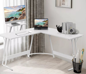 L Shaped Computer Desk Home Office Writing Workstation Corner Desk