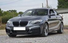 Load image into Gallery viewer, 2 x Black Gloss Kidney Grills Grilles For BMW 2 Series Coupe F22 F23 2014-2018