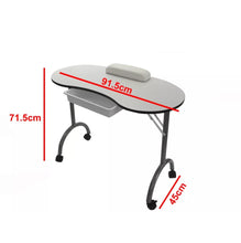 Load image into Gallery viewer, Professional Portable Foldable Manicure Nail Art Beauty Salon Table