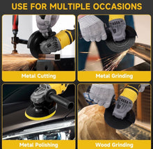 Load image into Gallery viewer, 21V 125mm Brushless Cordless Angle Grinder Cutter 2 Batteries &amp; 5 Discs