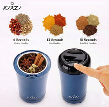 Load image into Gallery viewer, KIKZI® Electric Spice Coffee Bean Grinder Adjustable