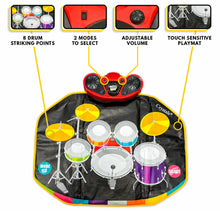 Load image into Gallery viewer, Kids Electronic Drum Kit Touch Play Mat Music Sound Play Toy