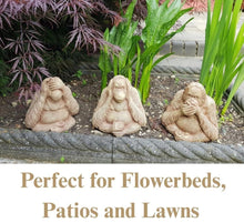 Load image into Gallery viewer, 3 Wise Monkeys Garden Ornaments