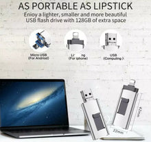 Load image into Gallery viewer, 1TB / 2TB USB Stick Flash Drive Memory Storage For iPhone iPad PC