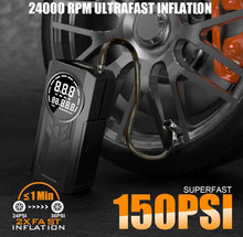 Load image into Gallery viewer, 99800mAh Portable Car Battery Jump Starter Pack + Tyre Inflator