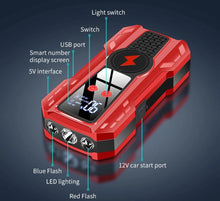 Load image into Gallery viewer, Car Jump Starter Pack Battery Charger Power Bank