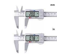 Load image into Gallery viewer, 6&#39;&#39; LCD Digital Vernier Caliper Micrometer Measure Tool Gauge Ruler 150mm