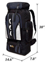 Load image into Gallery viewer, Hiking Camping Backpack-Waterproof Extra Large Rucksack 100L