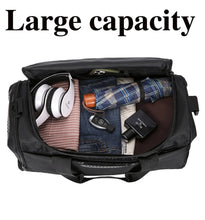 Load image into Gallery viewer, Black Tote Bag for Travel, Gym etc