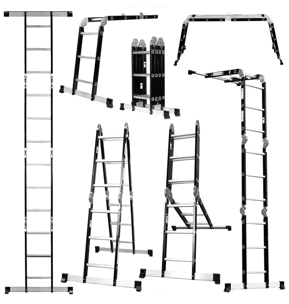 3.5m Metre Multi-Purpose Folding Ladder 12 in 1